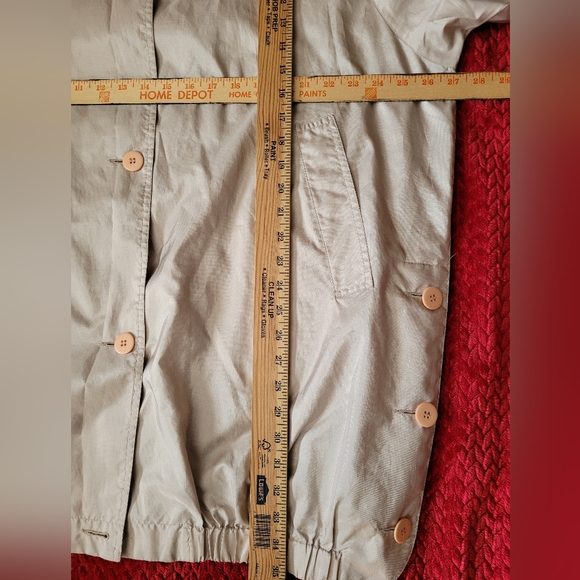 Alorna champagne beige hooded coat lightweight Spring/ autumn women’s 9/10 - Picture 8 of 14